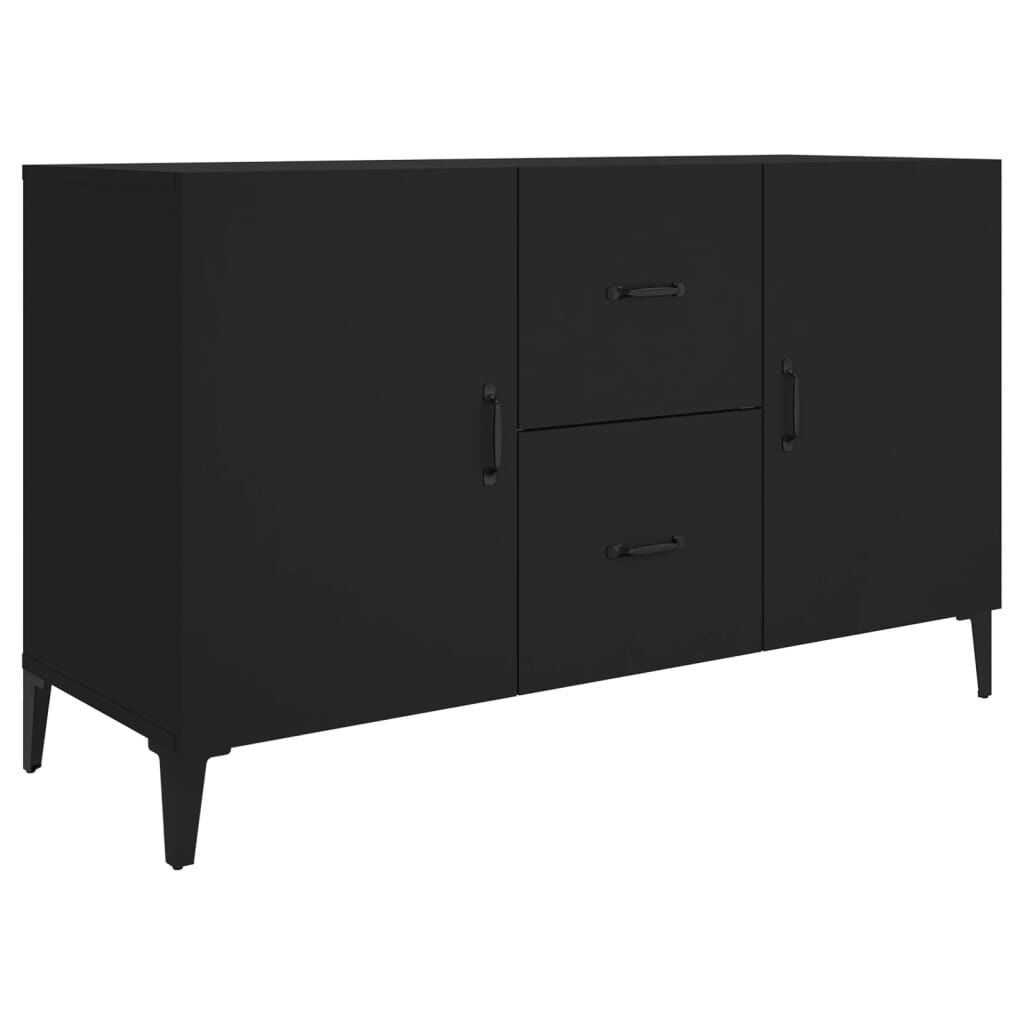 Zwart Houten Dressoir 100x36x60 cm - Met 59% Korting
