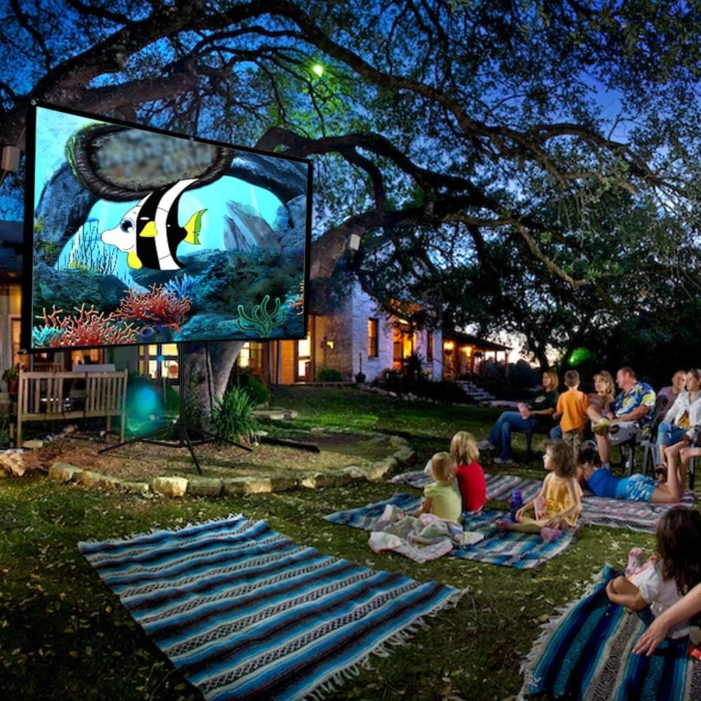 Projectiescherm met Statief 100" 4K HD - 54% Korting!