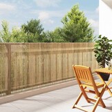VidaXL Bamboehek Bruin 400x125 cm - 53% Korting