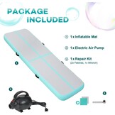 Opblaasbare Tumblingmat 4m x 1m | PVC Fitness Yoga Turnen | 35% Korting