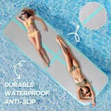 Opblaasbare Tumblingmat 4m x 1m | PVC Fitness Yoga Turnen | 35% Korting