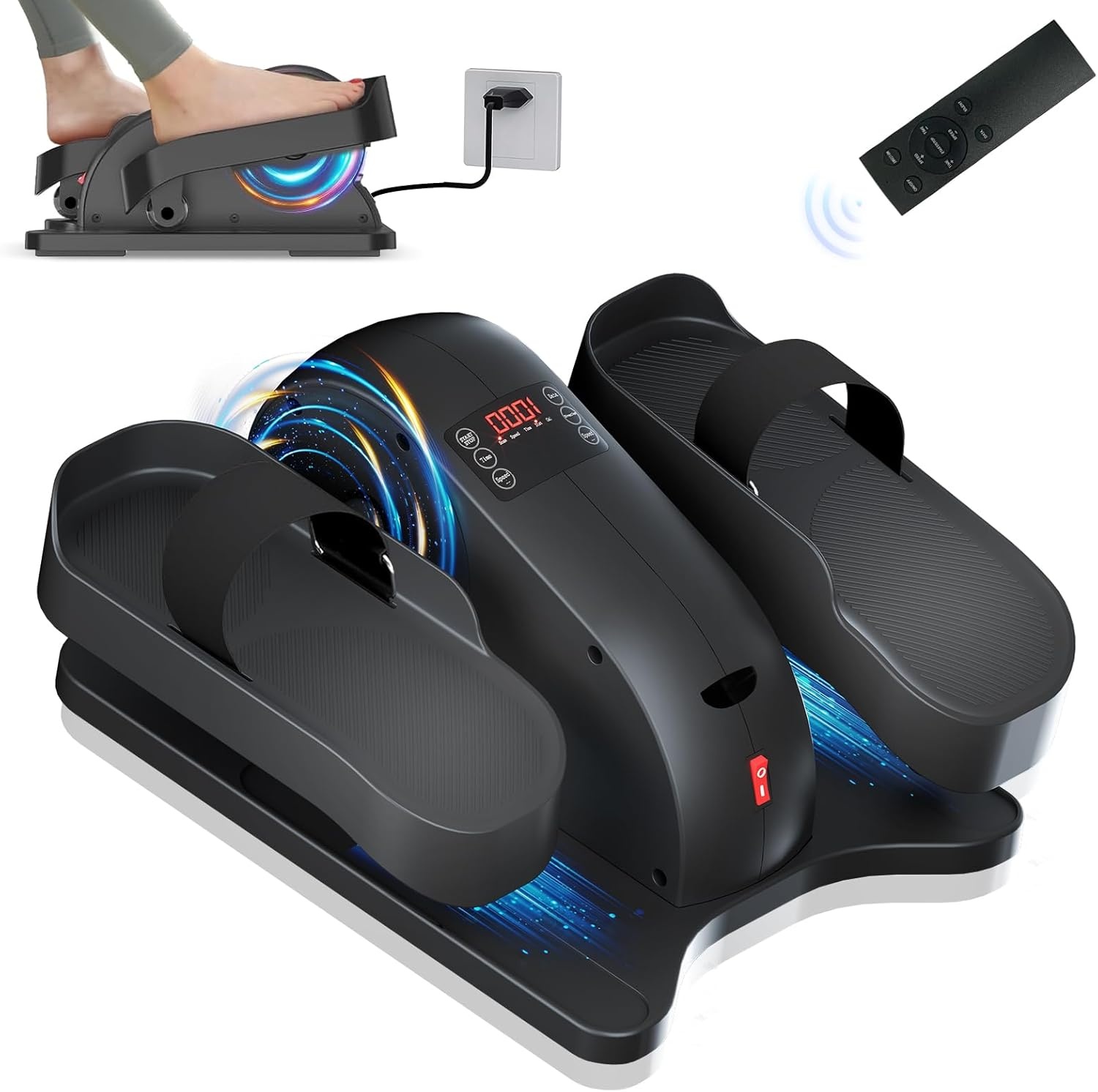 Elektrische Elliptische Onder Tafel Trainer - 12 Snelheden - LCD