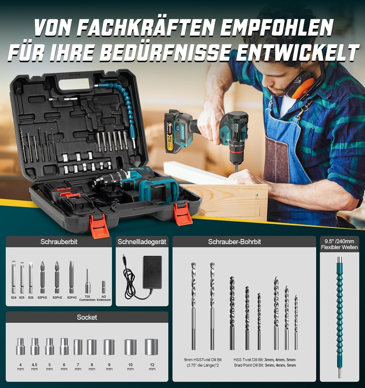 Conentool 21V Accuboorschroevendraaier | 34% Korting