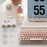 Mechanisch Toetsenbord 75% Hot-swappable Roze - 35% Korting!