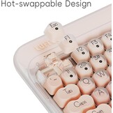 Mechanisch Toetsenbord 75% Hot-swappable Roze - 35% Korting!