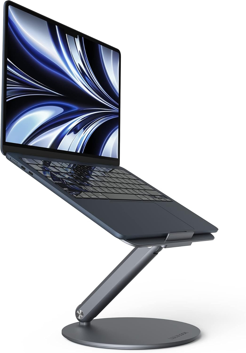 Laptopstandaard Grijs 10-17" - Opvouwbaar & 360° Draaibaar - 29% Korting!