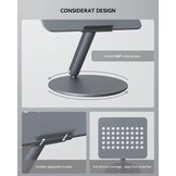 Laptopstandaard Grijs 10-17" - Opvouwbaar & 360° Draaibaar - 29% Korting!