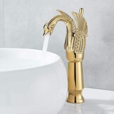 Gouden Messing Wastafelkraan - 34% Korting