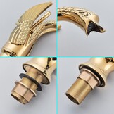Gouden Messing Wastafelkraan - 34% Korting