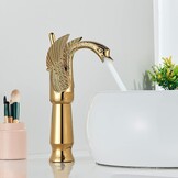 Gouden Messing Wastafelkraan - 34% Korting