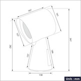 Draagbare Desktop Afzuigkap Wit - 34% Korting