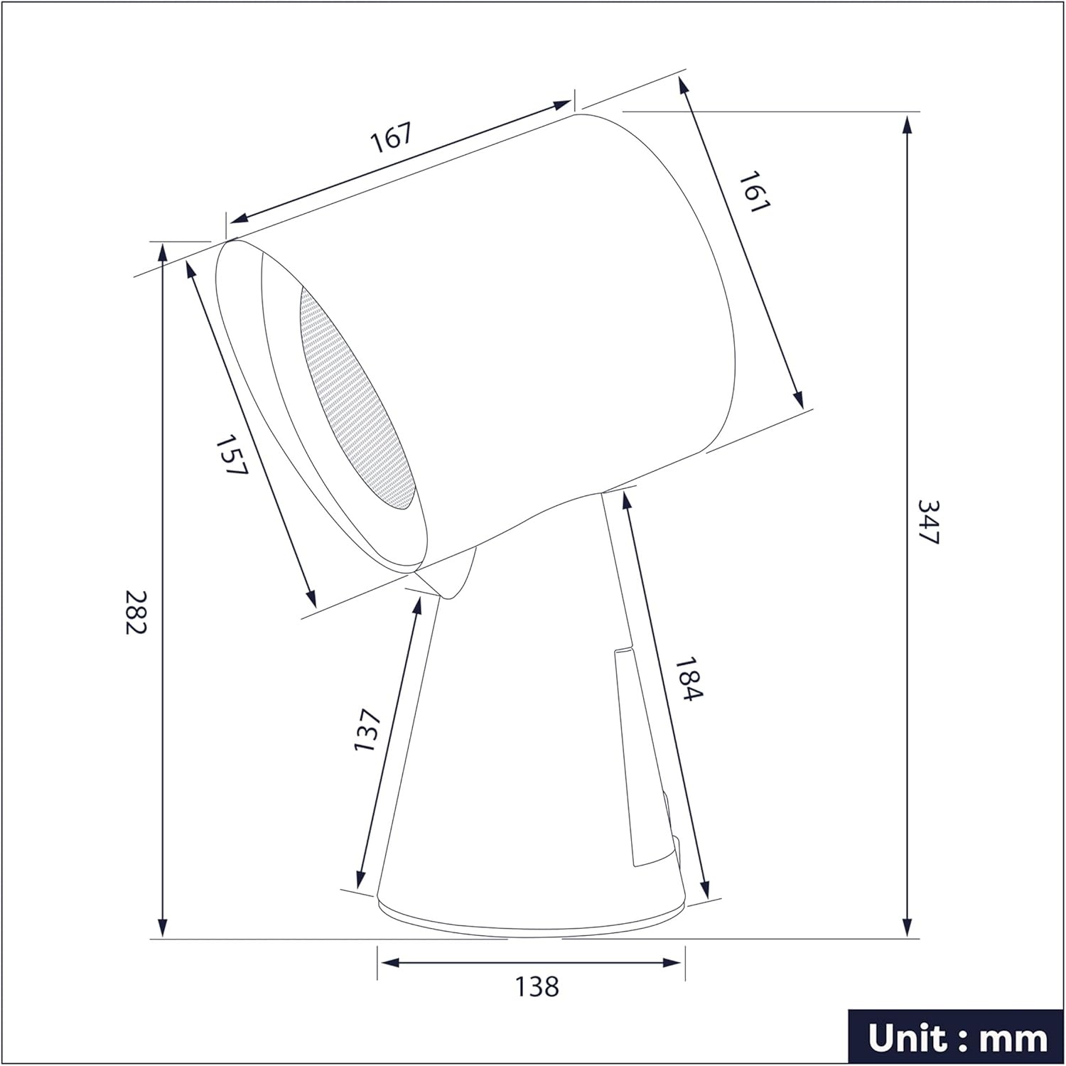 Draagbare Desktop Afzuigkap Wit - 34% Korting