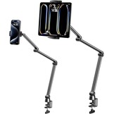 Instelbare Tablethouder voor Bed - Aluminium - 3,5-13 inch - 29% Korting