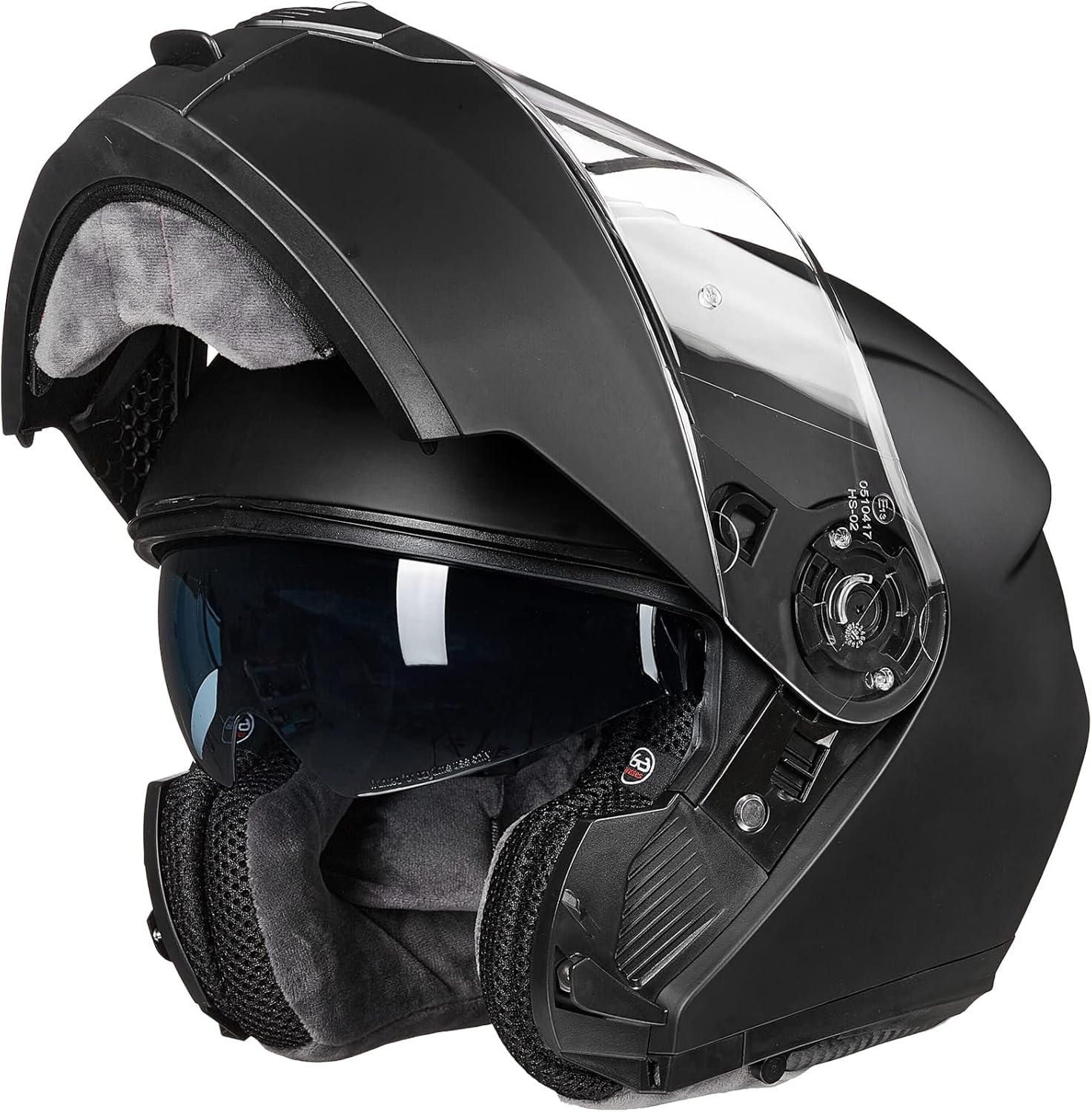 Modulaire Integraalhelm Mat Zwart - Maat S | Dubbel Vizier | DOT Keurmerk - 34% Korting!