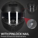 Modulaire Integraalhelm Mat Zwart - Maat S | Dubbel Vizier | DOT Keurmerk - 34% Korting!