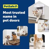 Kattenluik met Microchip (tot 7kg) Wit | 35% Korting