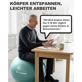 Fitnessbal Groen 65cm - Anti-burst | 28% Korting