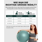 Fitnessbal Groen 65cm - Anti-burst | 28% Korting