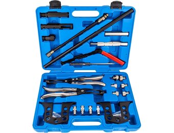 25-delige Ventielspanner Set met Perslucht voor 8-24V Motoren