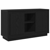 VidaXL Dressoir Zwart eiken 102x35x60 cm - 34% Korting