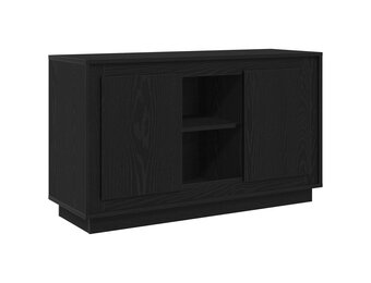 VidaXL Dressoir Zwart eiken 102x35x60 cm - 34% Korting