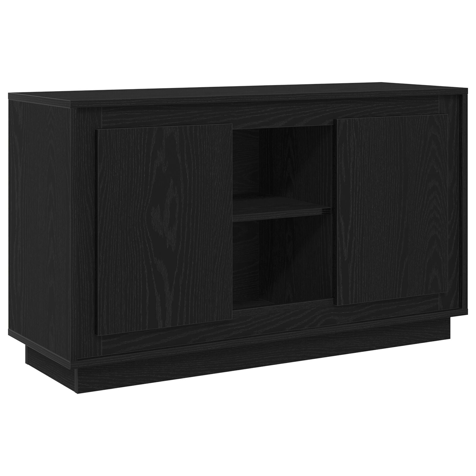 VidaXL Dressoir Zwart eiken 102x35x60 cm - 34% Korting