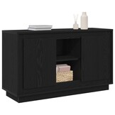 VidaXL Dressoir Zwart eiken 102x35x60 cm - 34% Korting