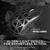 Superlichte Gamingmuis Grijs - 34% Korting!