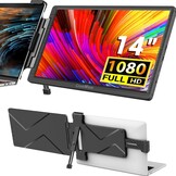 14" Laptopscherm Uitbreiding - FHD 1920x1080 - 67% Korting