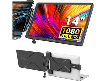 14" Laptopscherm Uitbreiding - FHD 1920x1080 - 67% Korting