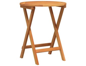 Opvouwbare Tuin Tafel - Massief Acaciahout - Naturel - 34% Korting
