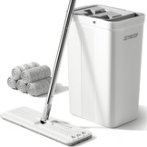 Zelfreinigende Dweilset met Emmer & 5 Pads - 34% Korting!