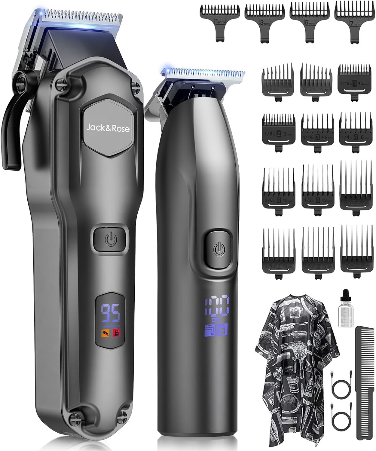 Haartondeuse & Baardtrimmer Set met 34% Korting | IPX7 Waterdicht
