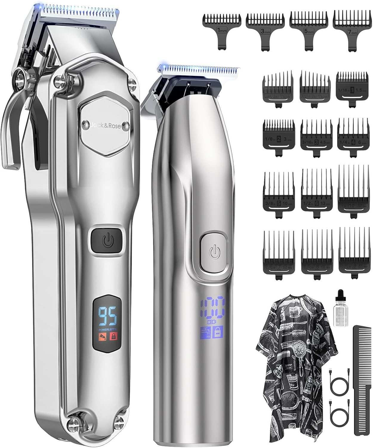 Haartondeuse & Baardtrimmer Set met 34% Korting | IPX7 Waterdicht