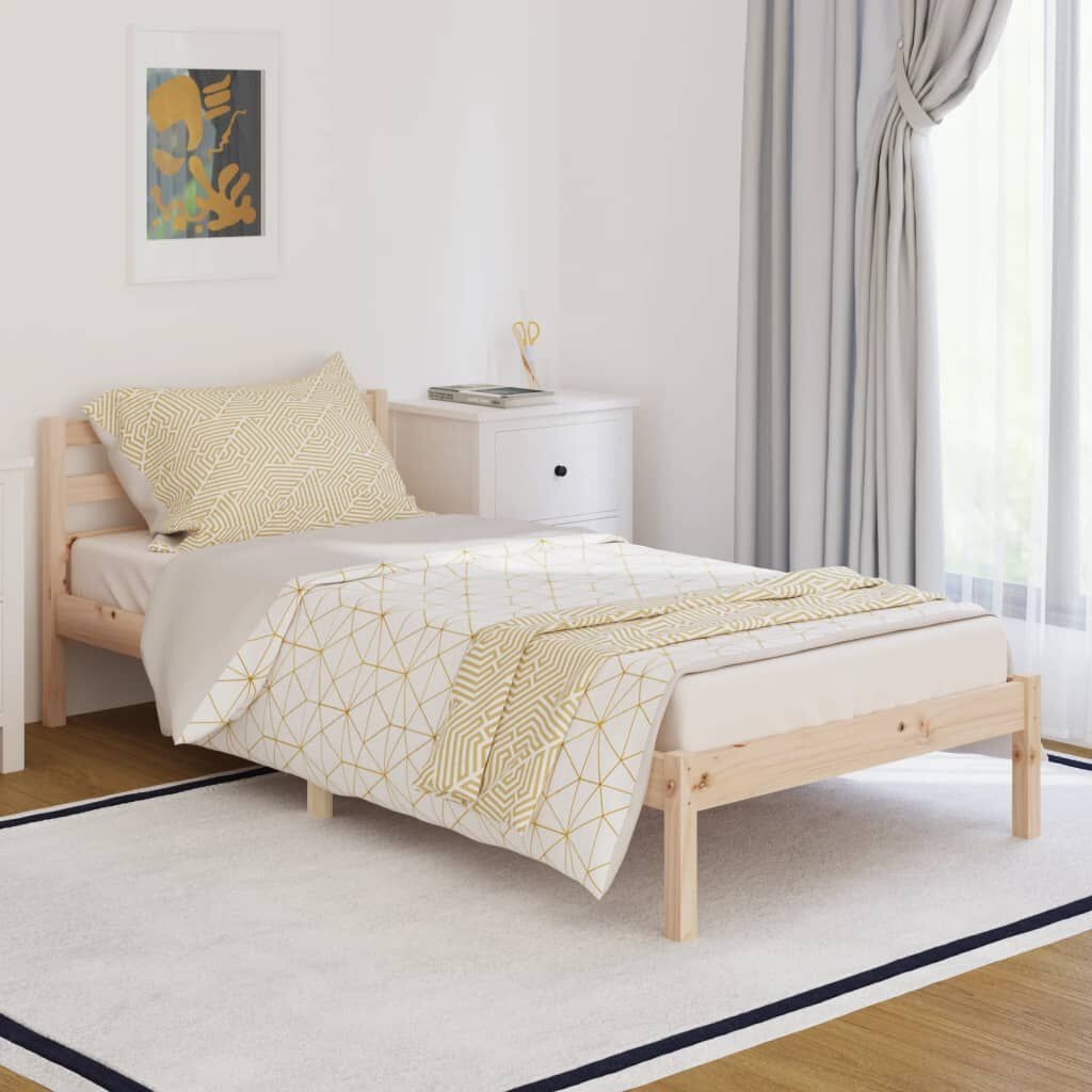 Massief Grenenhouten Bedframe 90x200 cm - Nu met 34% Korting!