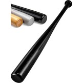 Honkbalknuppel Hevea-hout 76cm - Zwart of Natuurlijk - 28% Korting