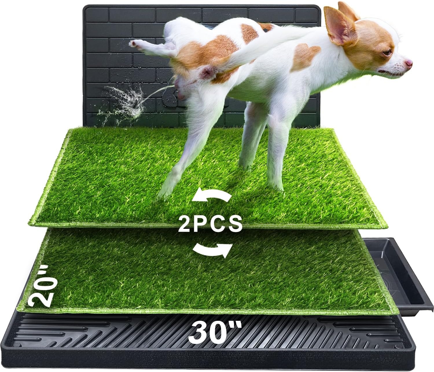 Honden Trainingspad Kunstgras 2 stuks - 59% Korting!