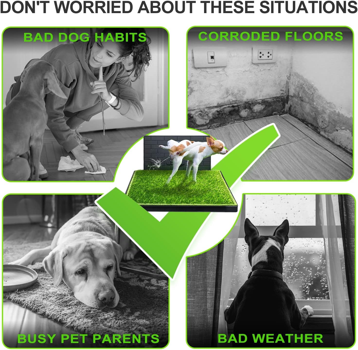 Honden Trainingspad Kunstgras 2 stuks - 59% Korting!