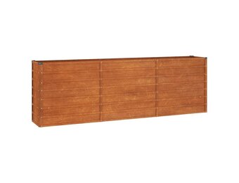 Verhoogde Cortenstaal Plantenbak 240x40x77 cm - 34% Korting