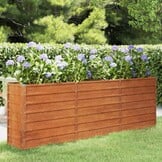 Verhoogde Cortenstaal Plantenbak 240x40x77 cm - 34% Korting