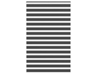 Zwart Zebra Rolgordijn 140x230 cm - 33% Korting!