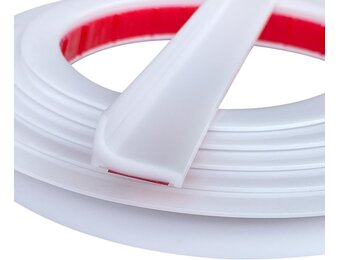 Wit Douchewaterstop Siliconen - 2.6m - 26% Korting