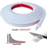 Wit Douchewaterstop Siliconen - 2.6m - 26% Korting