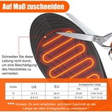 Verwarmbare Zolen 4 standen | Oplaadbaar | 42-47 | 34% Korting