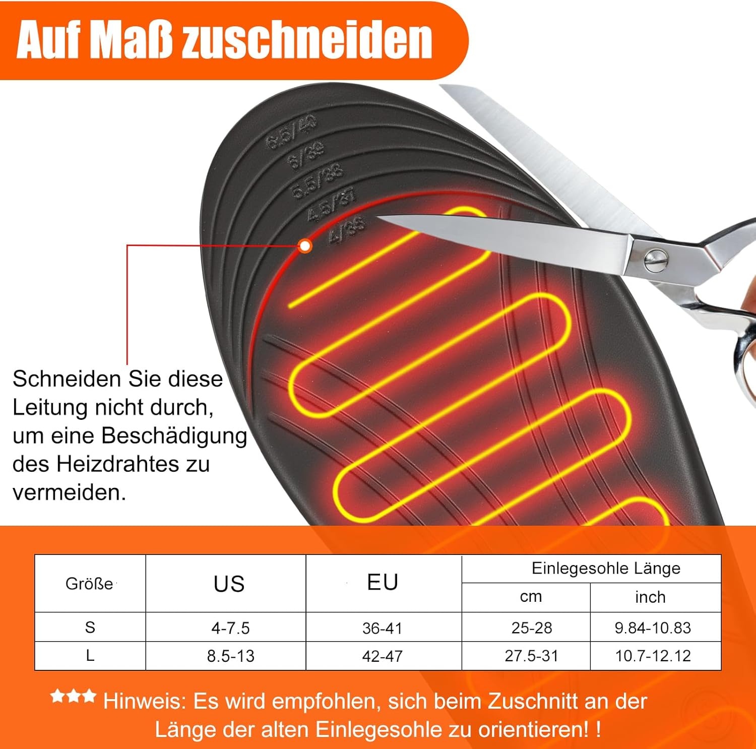 Verwarmbare Zolen 4 standen | Oplaadbaar | 42-47 | 34% Korting