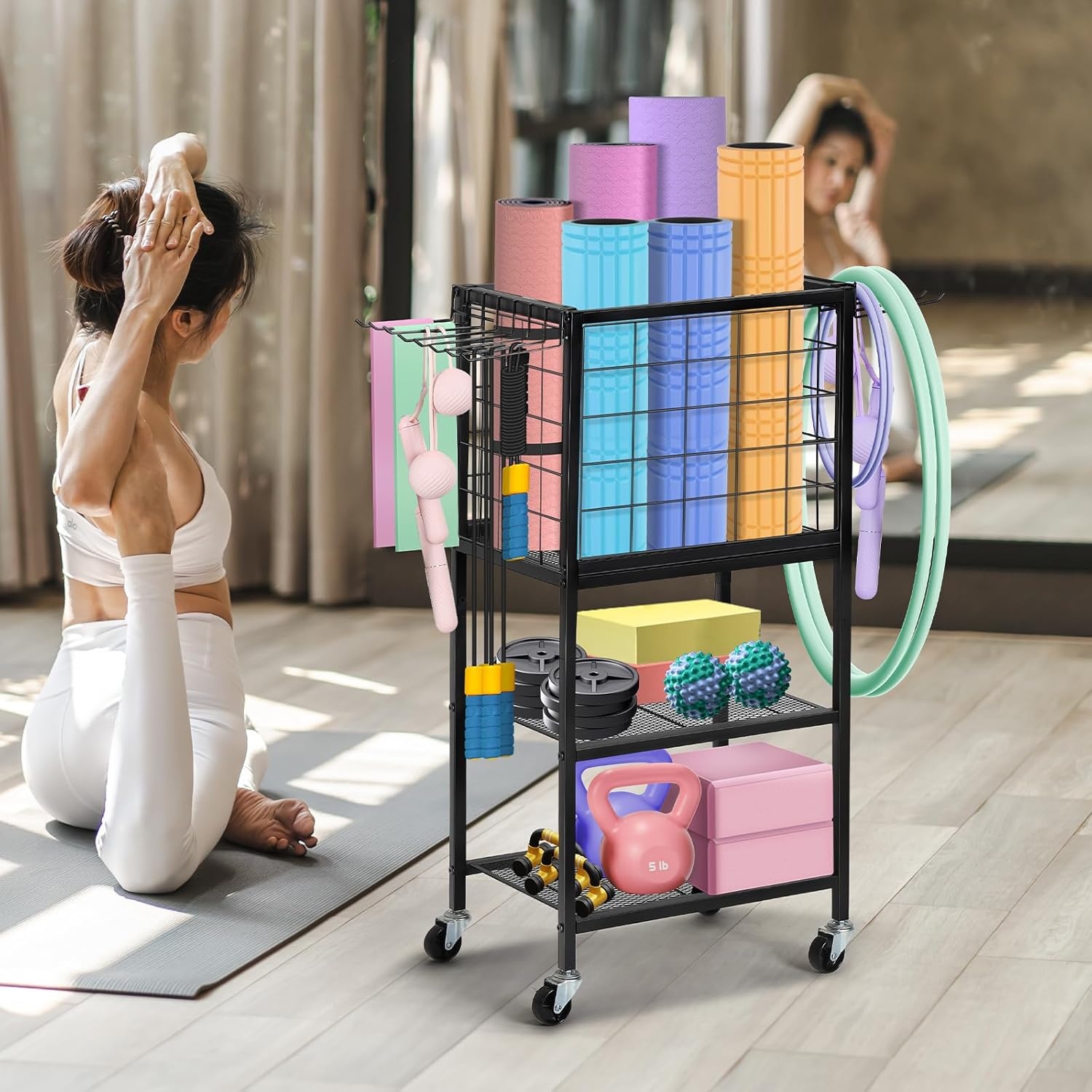 Ruim Halterrek met 16 Haken & Wielen - 34% Korting!