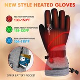 Verwarmde Handschoenen Heren Dames - Waterdicht & Touchscreen - 29% Korting