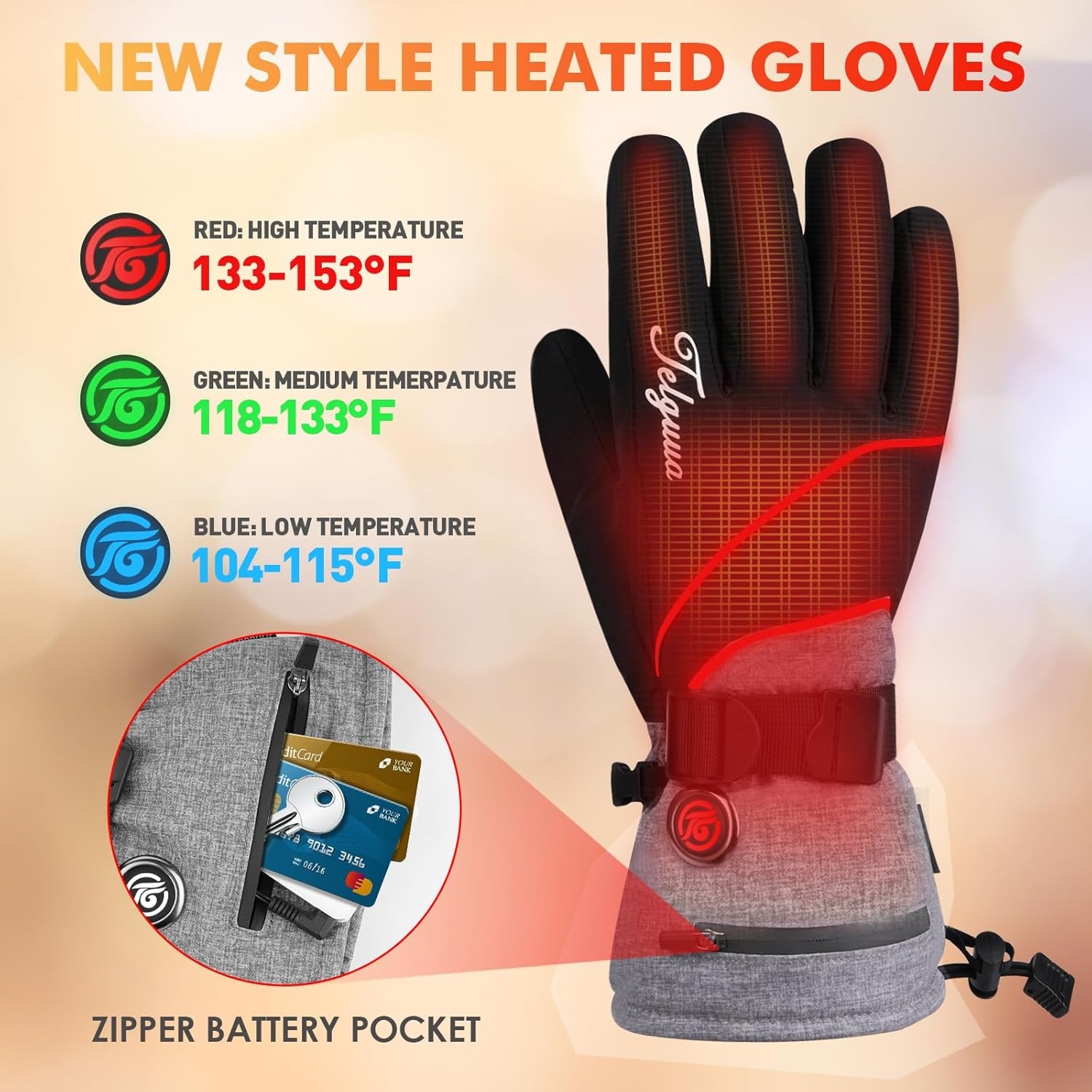 Verwarmde Handschoenen Heren Dames - Waterdicht & Touchscreen - 29% Korting