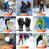 Verwarmde Handschoenen Heren Dames - Waterdicht & Touchscreen - 29% Korting