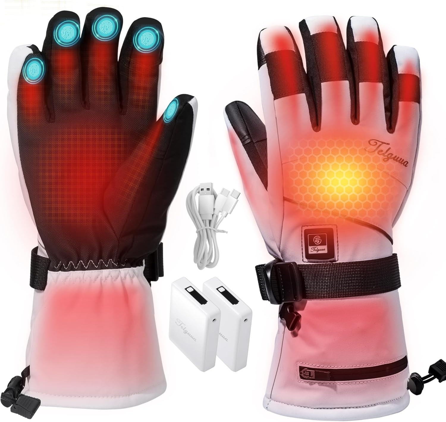 Verwarmde Handschoenen Heren Dames - Waterdicht & Touchscreen - 29% Korting